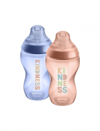Set biberoane 3+, 2x 260 ml, Kindness Collection [1]
