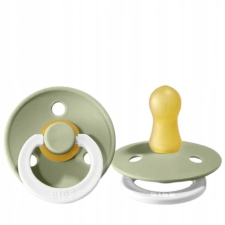 Suzete și accesorii - Suzeta BIBS 18+ fosforescenta, Sage Night