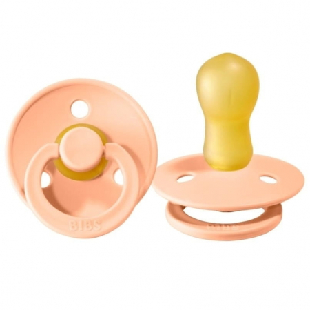 Suzete și accesorii - Suzeta BIBS 6+, Peach Sunset