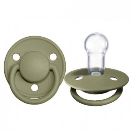 Suzete și accesorii - Suzeta BIBS De Lux 0-36, Olive