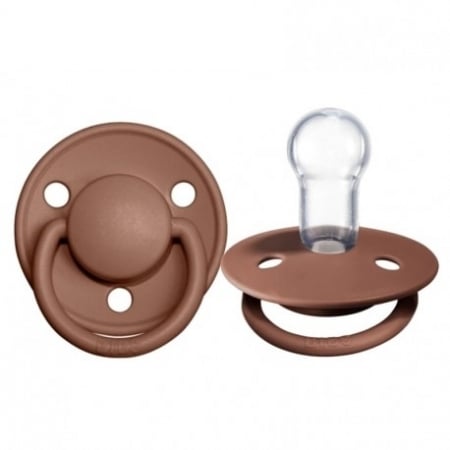 Suzete și accesorii - Suzeta BIBS De Lux 0-36, Woodchuck