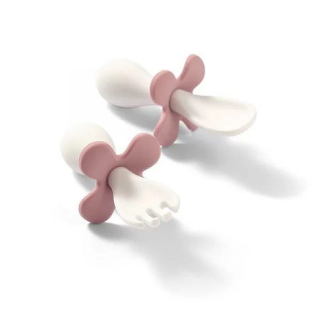 Castronele și tacâmuri - Tacamuri (lingurita & furculita) cu carcasa de depozitare 12+ (Roz)