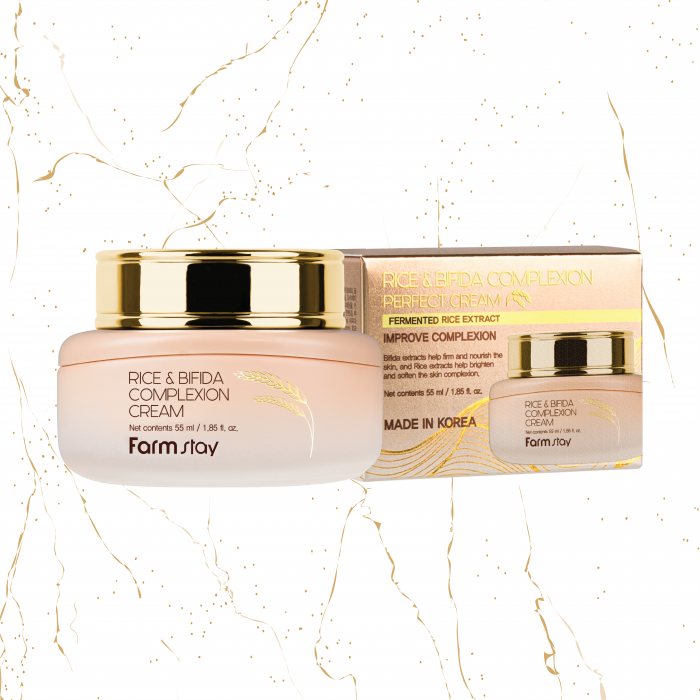 Crema de fata antirid Farmstay Rice & Bifida Complexion, 55 ml [2]