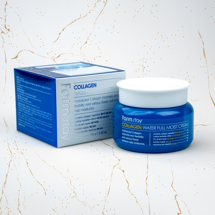 Crema de fata hidratanta Farmstay Collagen Water Full Moist, 100 g [2]