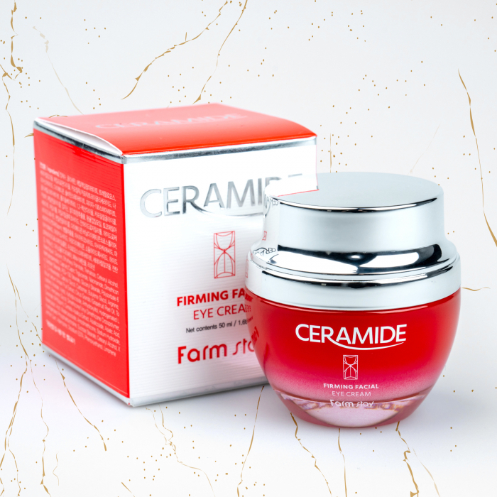 Crema de ochi pentru fermitate Farmstay Ceramide Firming, 50 ml [2]