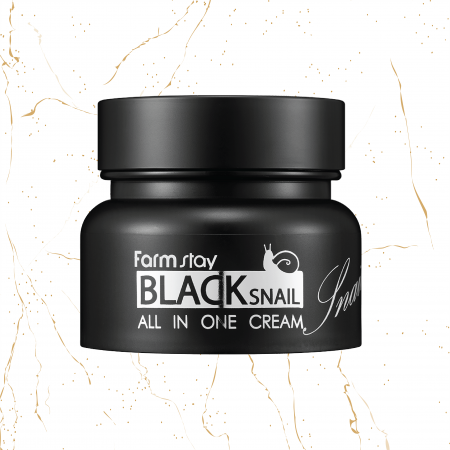 Creme coreene - Crema de fata cu extract de melc negru Farmstay Black Snail All-In One, 100ml