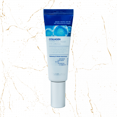 Creme de ochi coreene - Crema de ochi hidratanta Farmstay Collagen Water Full Moist, 50 ml