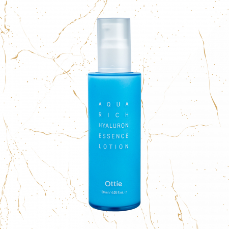 Esente activatoare coreene - Esenta de hidratare pentru fata Ottie Aqua Rich Hyaluron, 120 ml