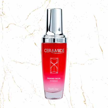 Esente activatoare coreene - Esenta pentru fermitate faciala Farmstay Ceramide Firming, 50 ml
