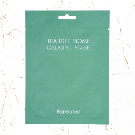 Masca de fata calmanta Farmstay Tea Tree Biome Calming, 25 ml x 10 buc [1]