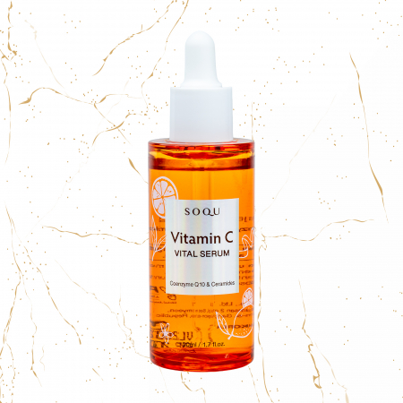 Seruri coreene - Ser de fata pentru tonifiere SOQU Vitamin C Vital, 50 ml