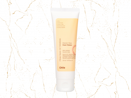 Spuma de curatare coreeana - Spuma de curatare anti-acnee  Ottie Blemish Clean, 120ml