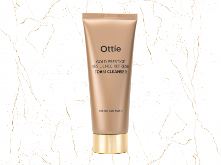 Spuma de curatare coreeana - Spuma de curatare fata anti-aging Gold Prestige Resilience Refresh, 150ml