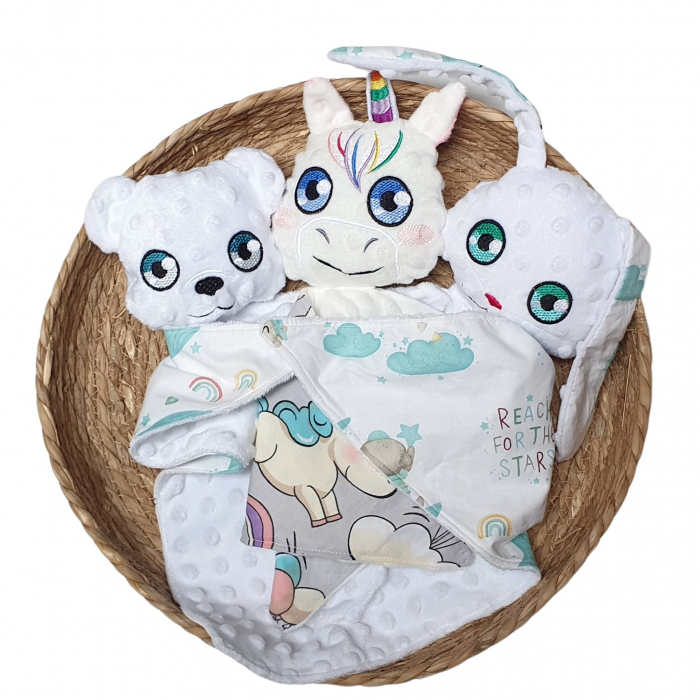 Paturica de alint -HAPPY, unicorn [2]