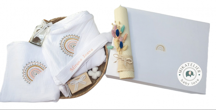 Trusou botez din MUSELINA-  BABY LOVE [3]