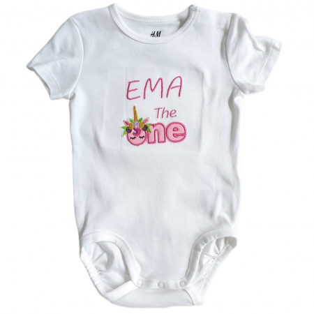 Tricouri aniversare - Body personalizat - THE ONE