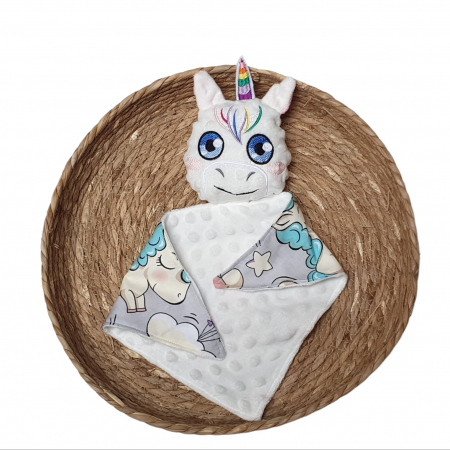 Paturica de alint -HAPPY, unicorn