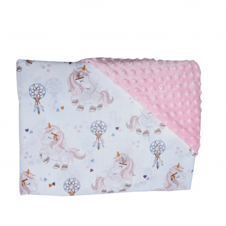 Cadouri Baby Shower - Paturica personalizata cu unicornii visatori