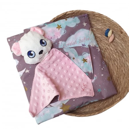 Set cadou Baby Bear cu stelute si sclipici [1]