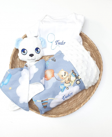 Cadouri Baby Shower - Set cadou Welcome Baby Teddy