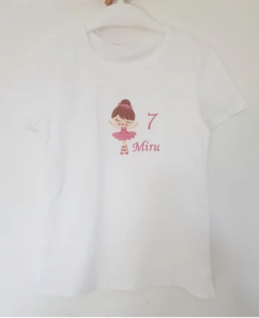 Tricouri aniversare - Tricou aniversar micuta balerina