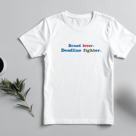 Tricouri si hanorace - Tricou brodat Brand lover. Deadline fighter.