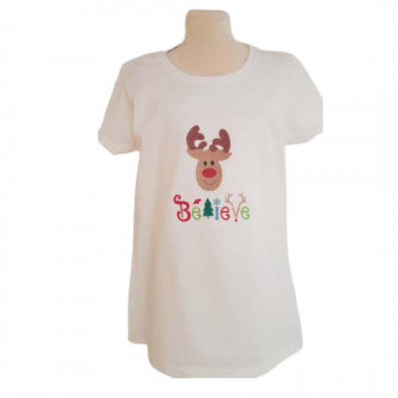 Tricouri personalizate Craciun - Tricou cu tematica de Craciun- Believe