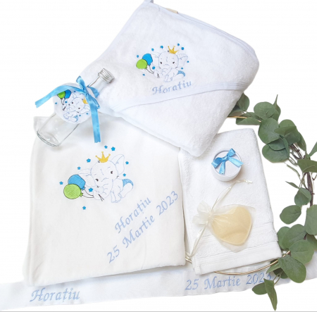 Articole Botez - Trusou Botez Baby elephant, personalizat
