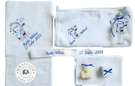 Trusouri botez - Trusou Botez cu tematica marina, personalizat