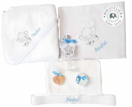 Trusouri botez - Trusou Botez Elefantelul curios, personalizat