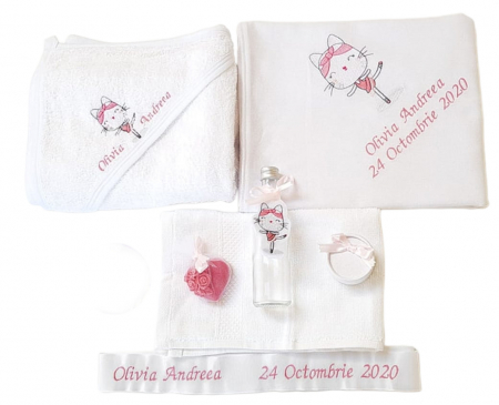 Articole Botez - Trusou Botez Pisicuta balerina, personalizat