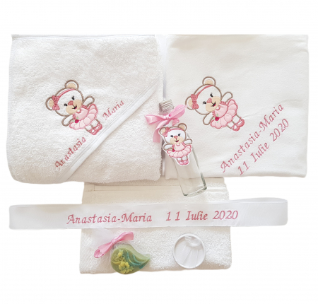 Articole Botez - Trusou Botez Ursuletul Balerina, personanalizat
