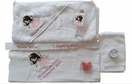 Trusouri botez - Trusou Botez Printesa cu noroc, personalizat