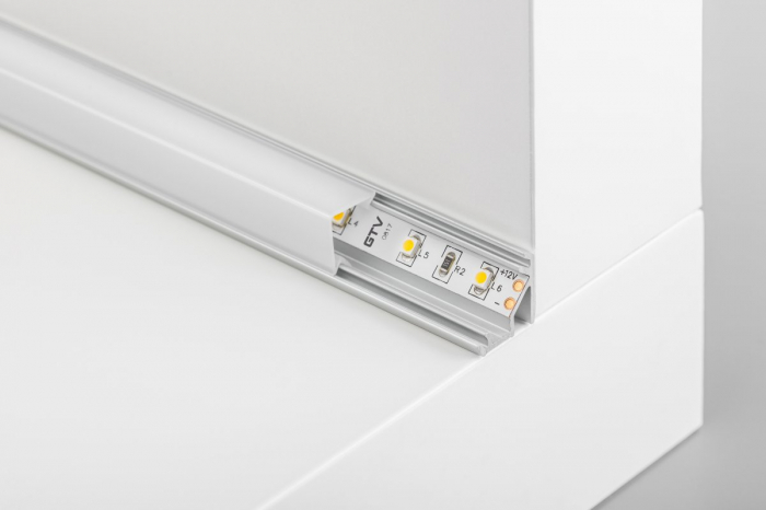 Clema metalica click pentru profil LED aplicat [3]