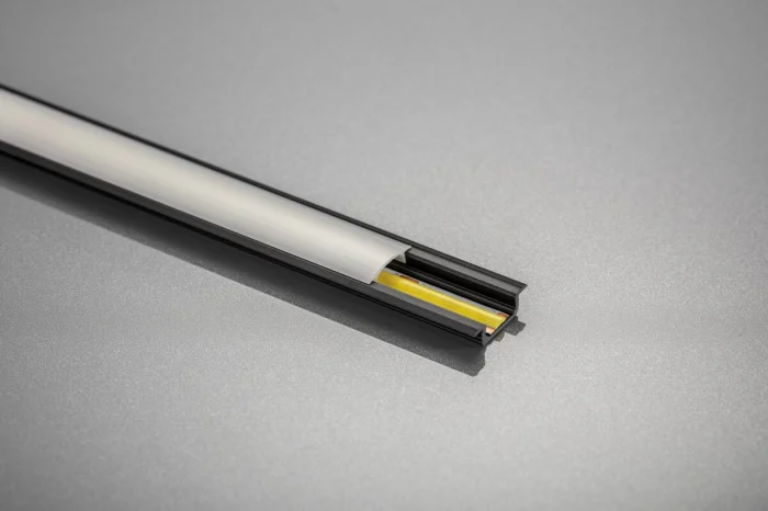 Profil LED incastrat GTV GLAX negru 3ml [2]
