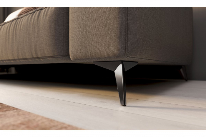 Picior Star,H=105 mm Negru mat [3]