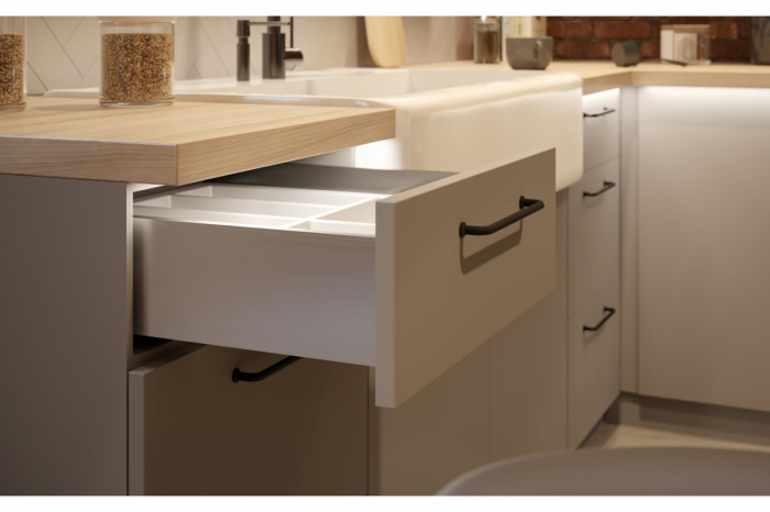 AXISPRO sertar 500mm Alb H=116 [2]