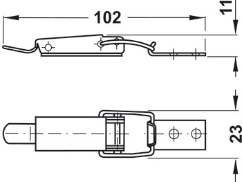 Blocator pentru masa extensibila [2]