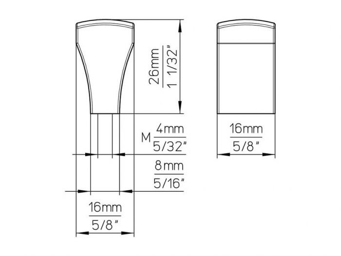 Buton Auriu patrat [2]