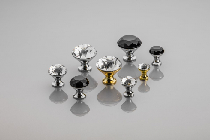 Buton CRISTAL D25mm Crom [2]