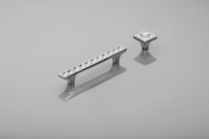 Buton CRISTAL patrat 27X27mm [2]