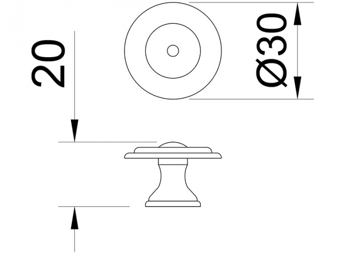 Buton FIRENZE 6022 Antic [2]