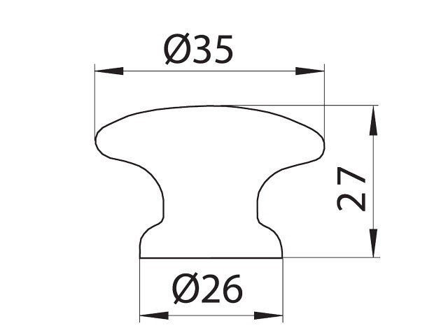 Buton lemn stejar S.87-35 [2]