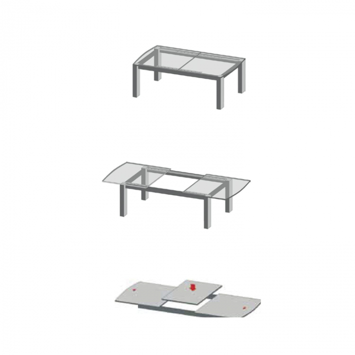 Extensie masa, synvron, 1150mm - POTTKER [2]