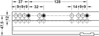 Glisiera TANDEM 350mm 3D ext total [4]