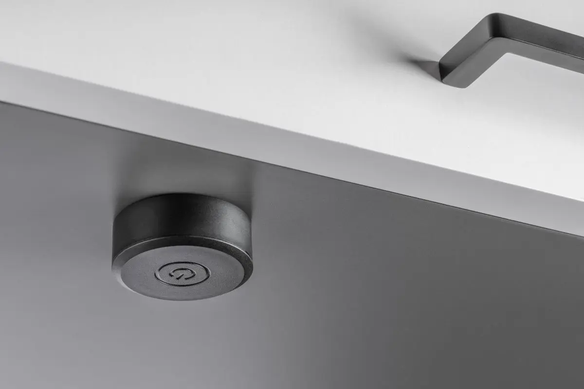 Intrerupator GTV touch wireless banda LED dimabil negru mat [3]