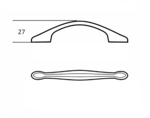 Maner 1377 96mm Antic silver [2]