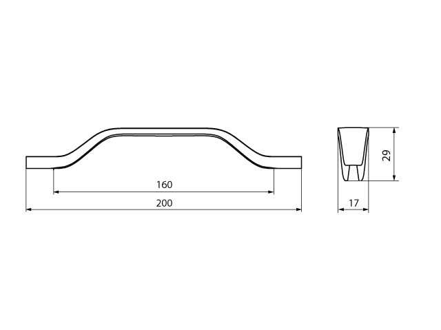 Maner 2318 200ZN1 160mm Crom [2]
