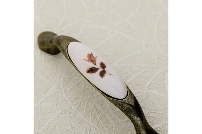 Maner 728 96mm Floare Maro Bronz [2]