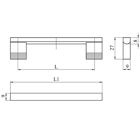 Maner AA323 128mm Aluminiu [2]